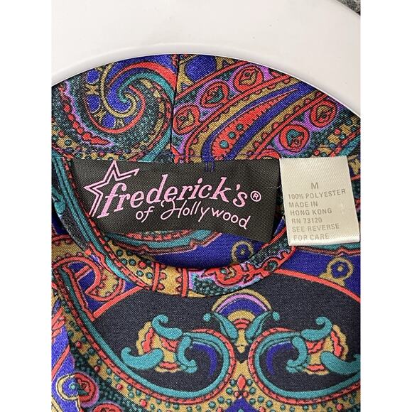 1990s Y2K Frederick's of Hollywood Silk Kimono Style Robe, Hong Kong, Size M - Picture 4 of 8